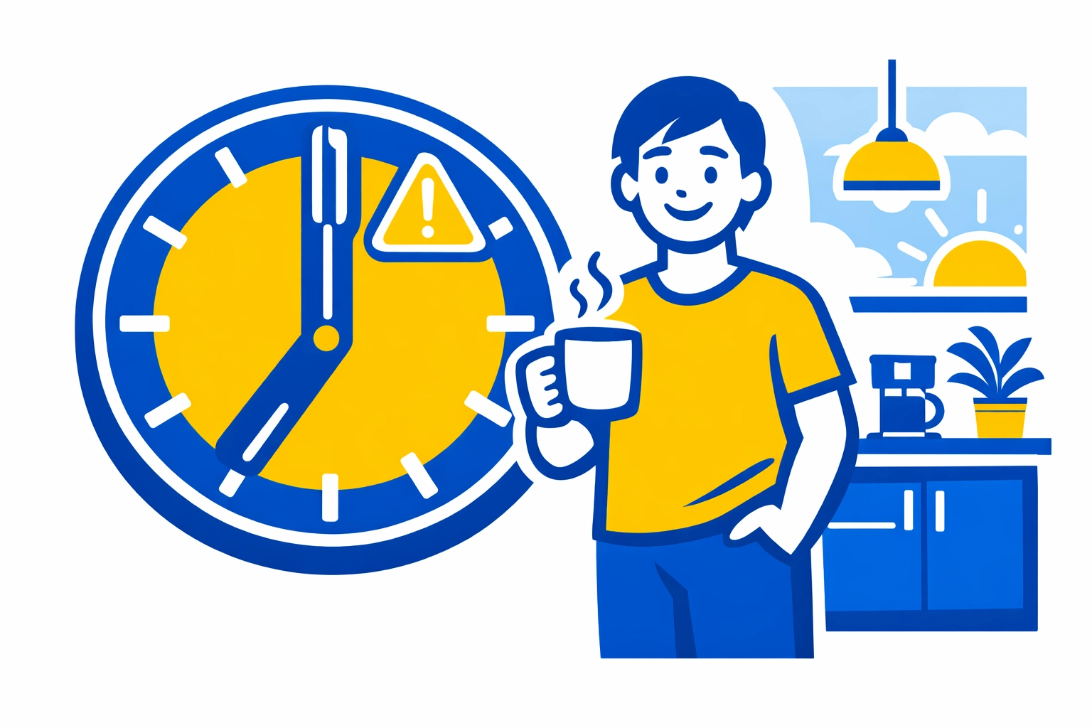 Bucks County homeowner performing a morning kitchen check to prevent emergency water damage restoration.