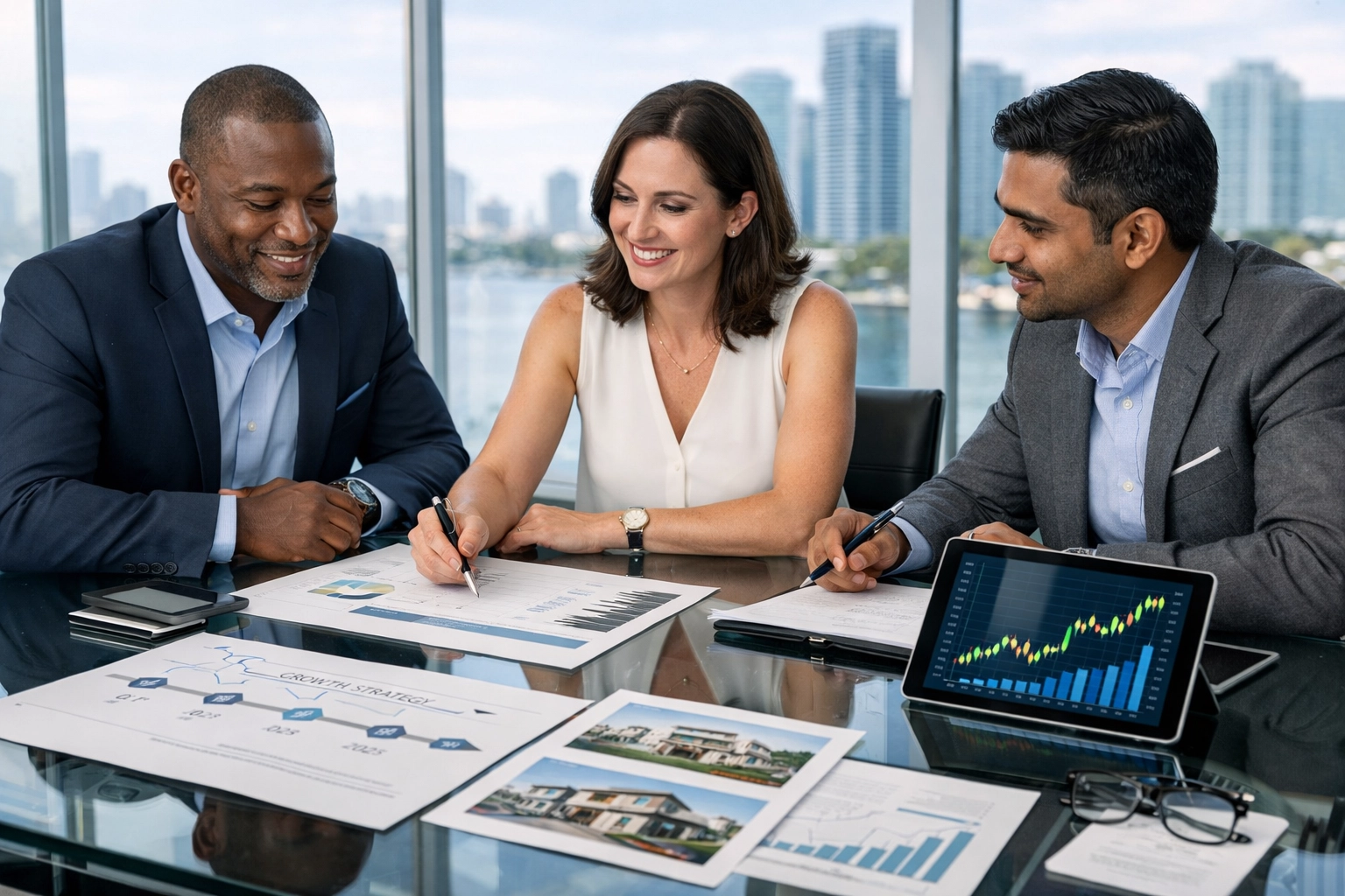 Financial advisors planning stacked tax strategies for South Florida real estate investors