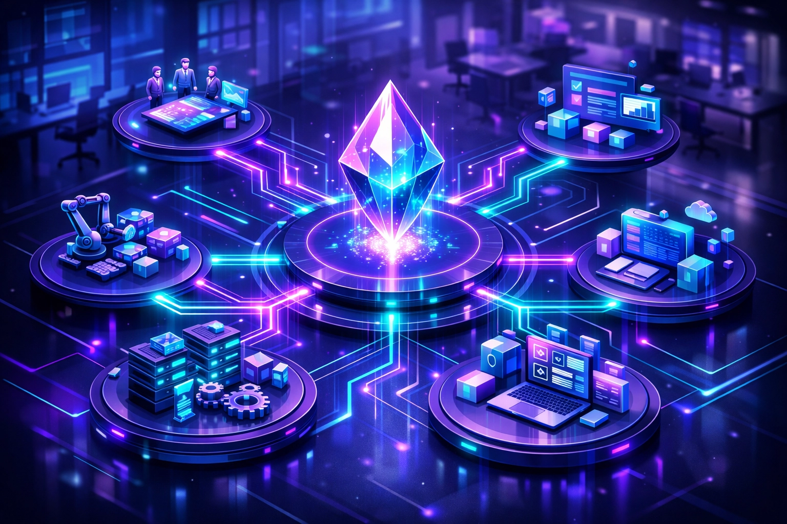 Optimierte Ressourcenplanung und Aufgabenverteilung durch KI im Projektmanagement.