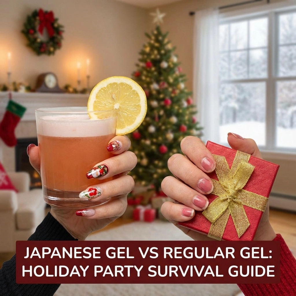 Japanese Gel Nails vs Regular Gel: Which Survives Holiday Party Season? (Honest Comparison for Massachusetts Lifestyles)