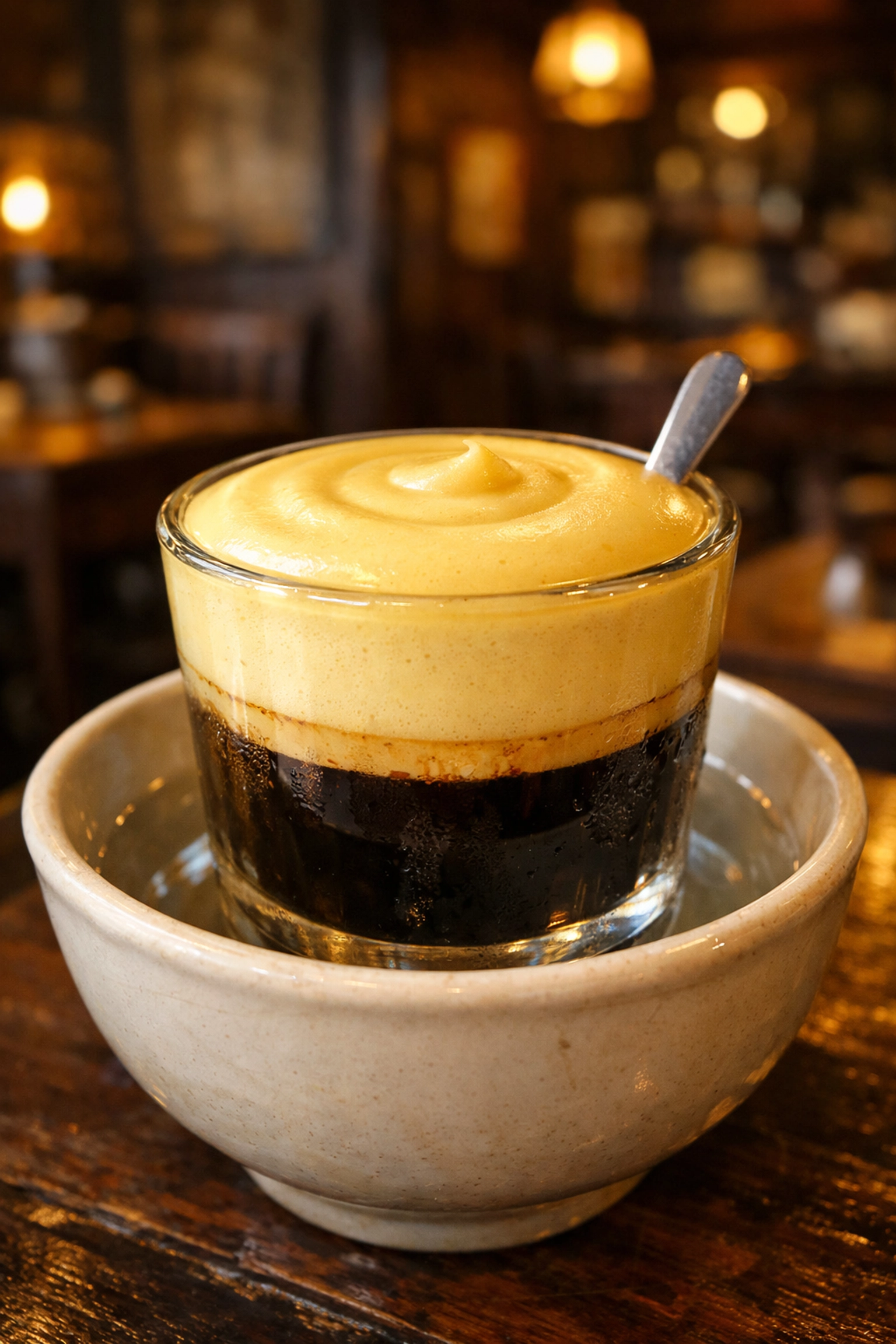 The Budget Traveler's Guide to Finding the Best Cheap Eats in Hanoi 4 Traditional Hanoi egg coffee in a vintage cafe, a unique and affordable local specialty.