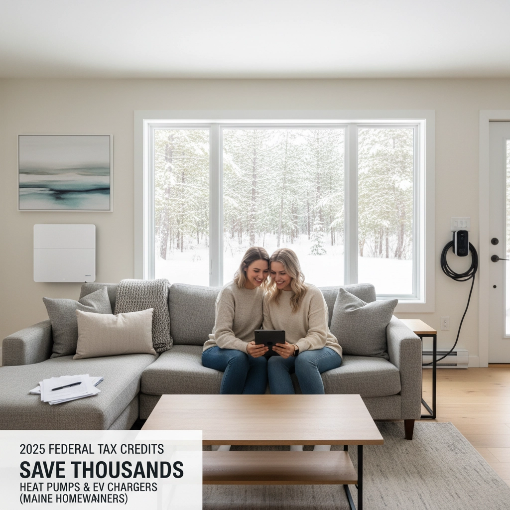 2025 Federal Tax Credits End Soon: 5 Steps to Save Thousands on Heat Pumps and EV Chargers (Easy Guide for Maine Homeowners)