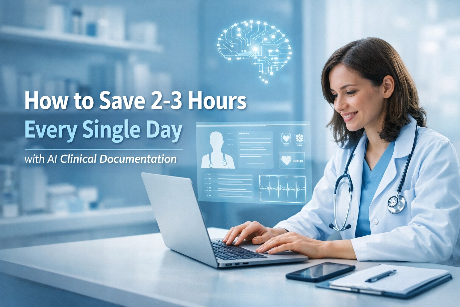 [HERO] How to Save 2-3 Hours Every Single Day with AI Clinical Documentation