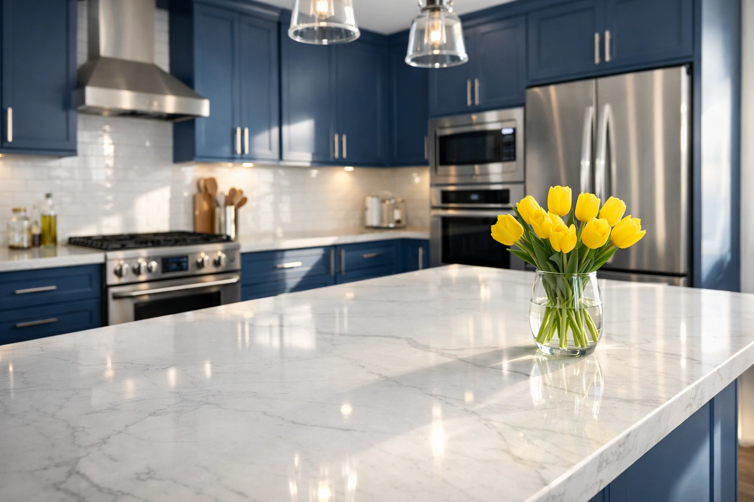 Pristine kitchen after professional apartment cleaning in Westborough highlighting deep cleaning results.