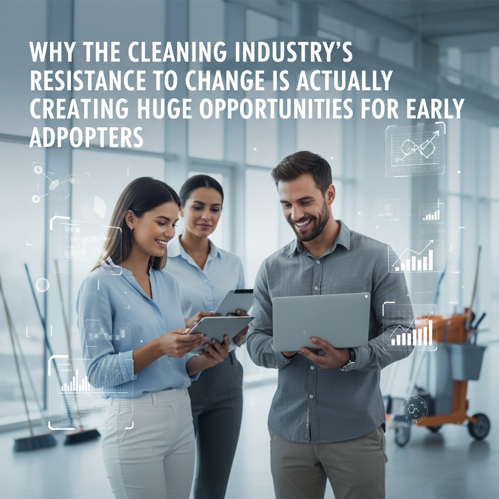 Why the cleaning industry's resistance to change is actually creating huge opportunities for early adopters