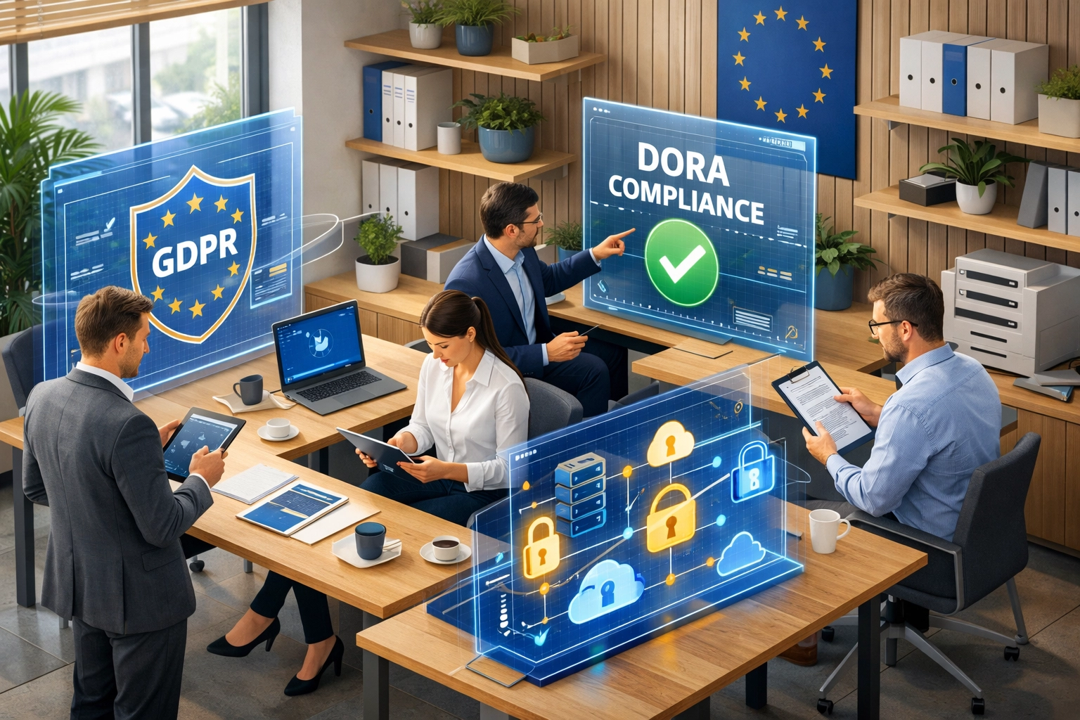 European ServiceNow implementation partner reviewing GDPR and DORA compliance frameworks