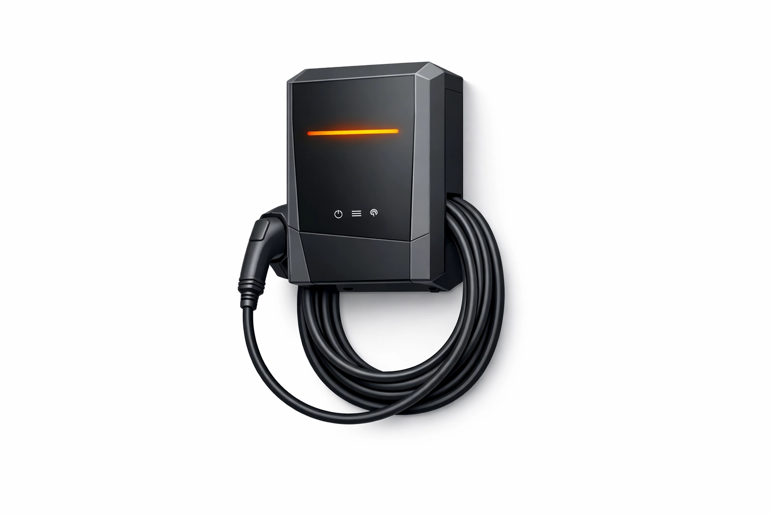 Moderne Wallbox Ladestation als Teil professioneller Elektroinstallationen in Mödling und Baden.