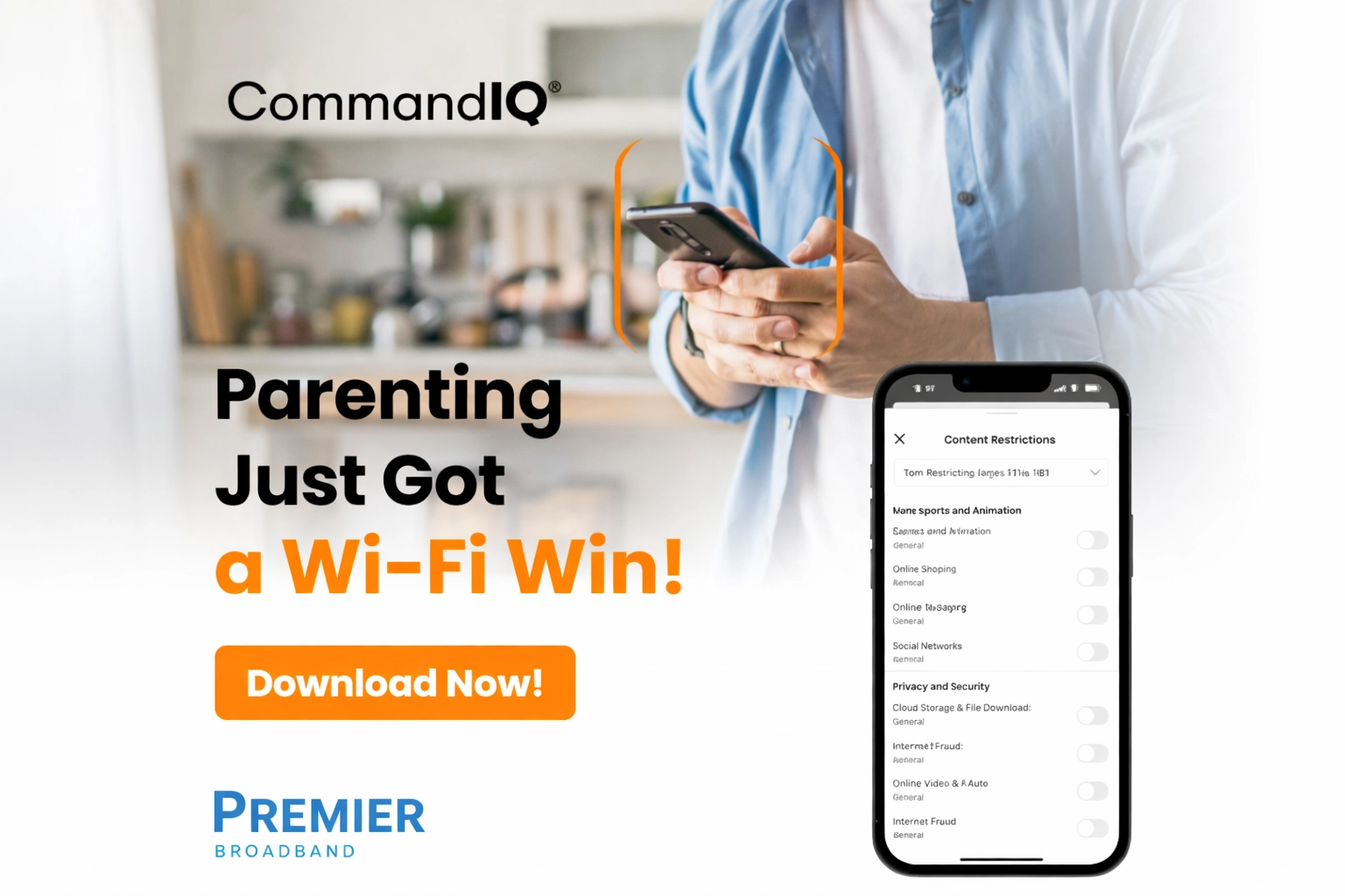 CommandIQ App Parental Controls Promotion