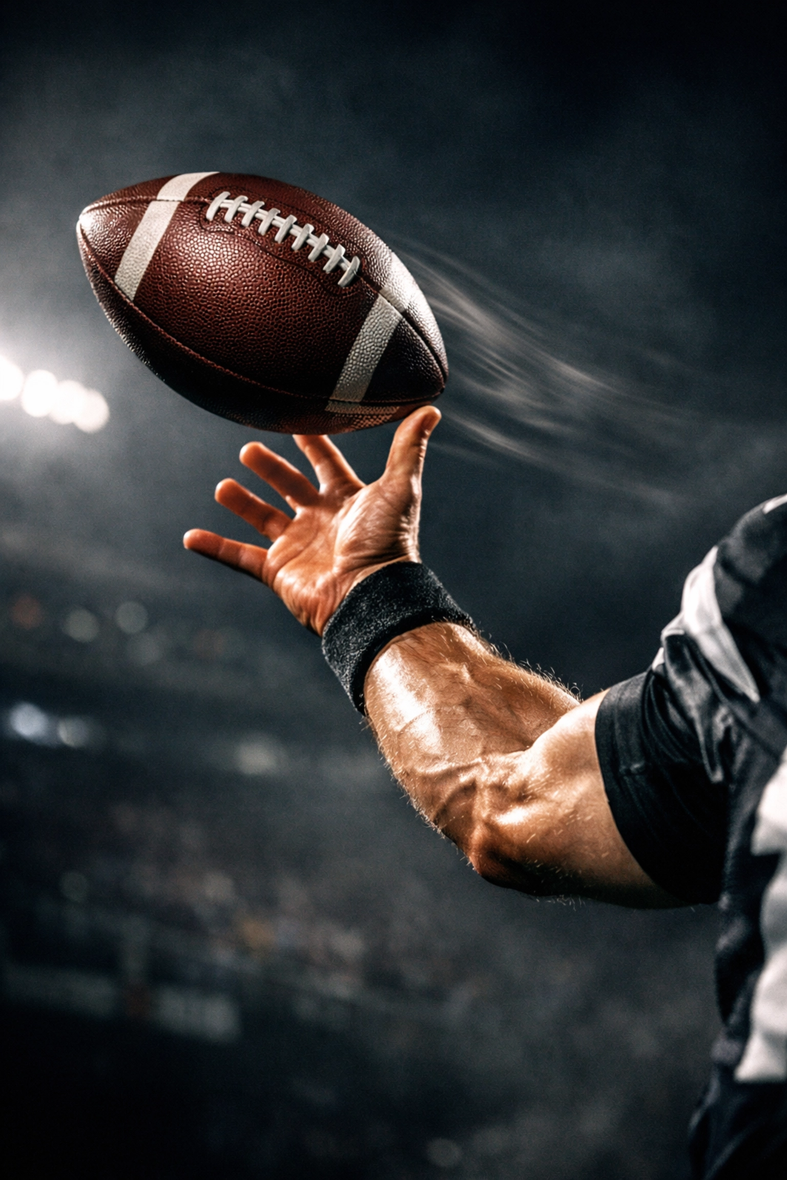 A quarterback prospect demonstrates surgical ball placement and a perfect throwing spiral.