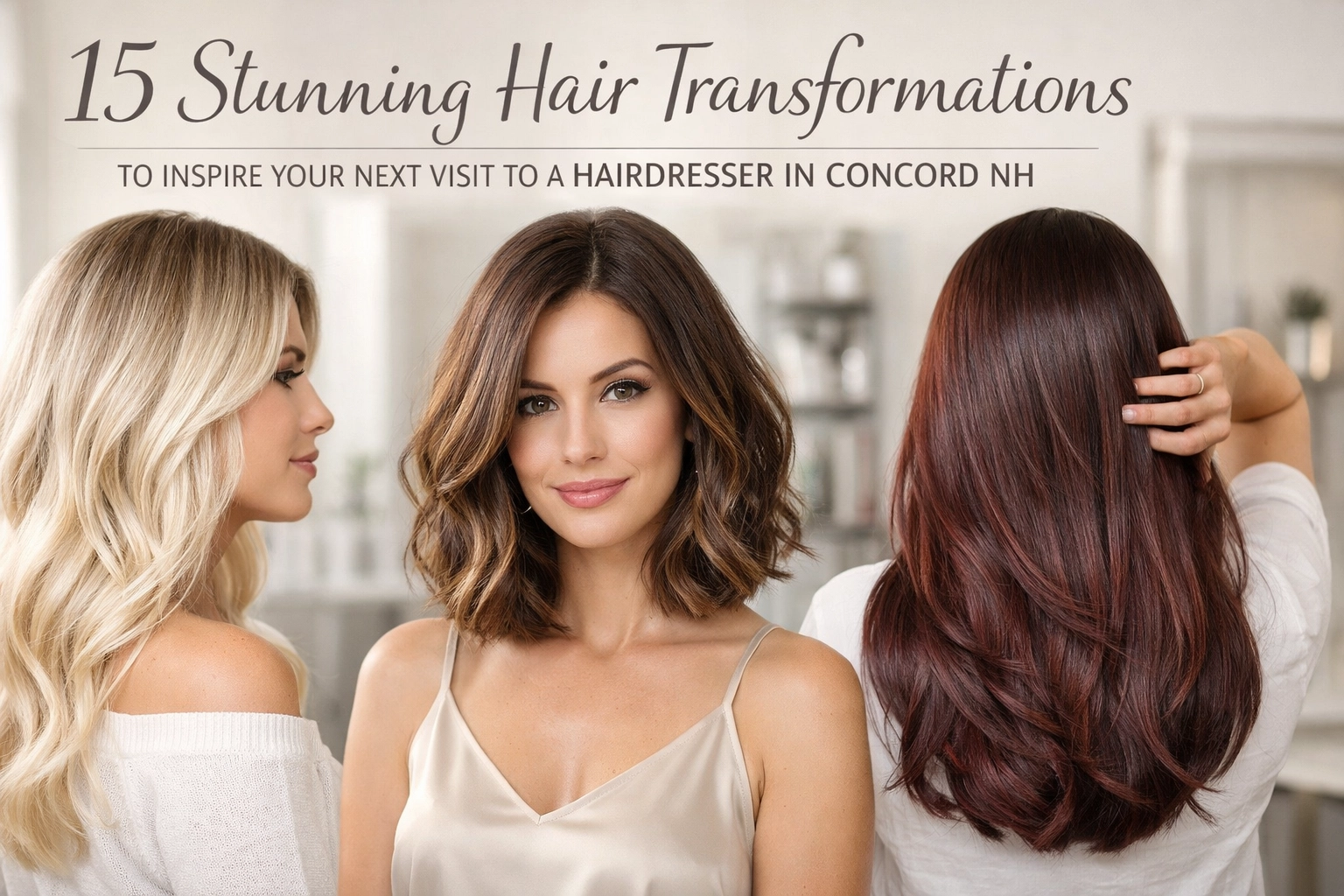 [HERO] 15 Stunning Hair Transformations to Inspire Your Next Visit to a Hairdresser in Concord NH