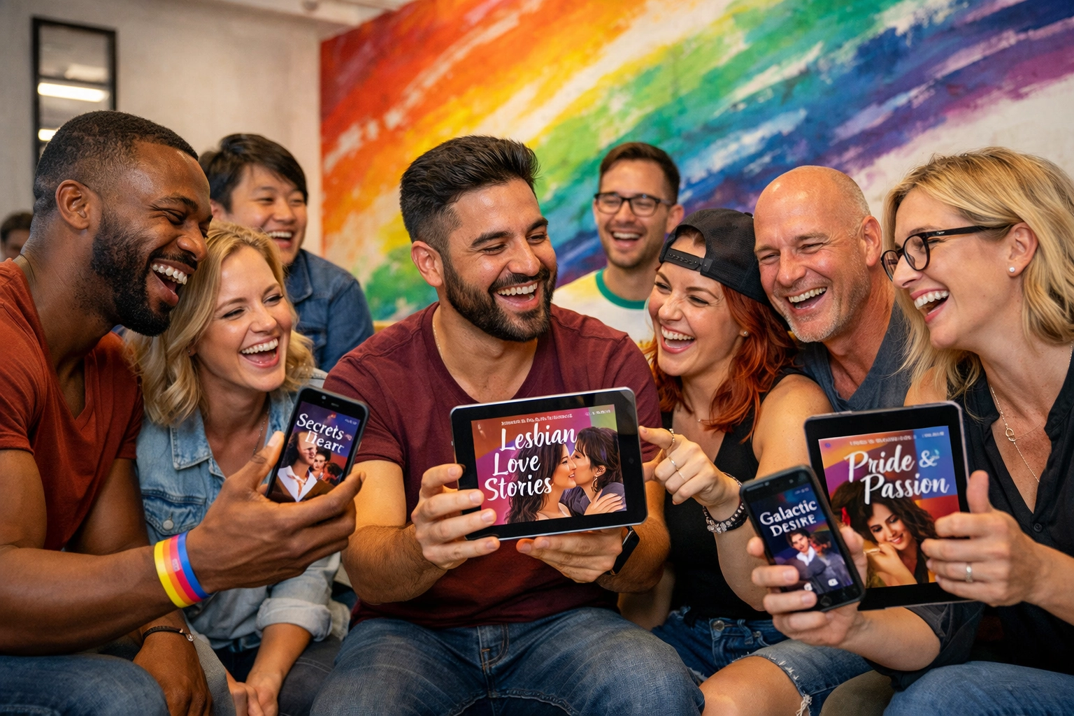 LGBTQ creators and readers sharing stories from the Read with Pride global publishing portal.