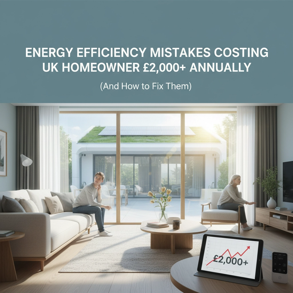 Energy Efficiency Mistakes Costing UK Homeowners £2,000+ Annually (And How to Fix Them)