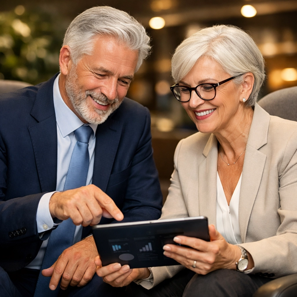 Business leaders discussing ServiceNow consulting services to improve platform health and operational excellence.