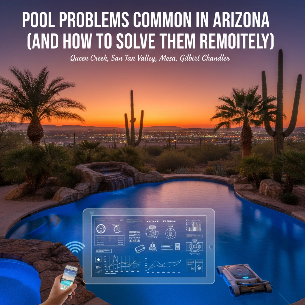 Pool Problems Common in Arizona (And How to Solve Them Remotely)