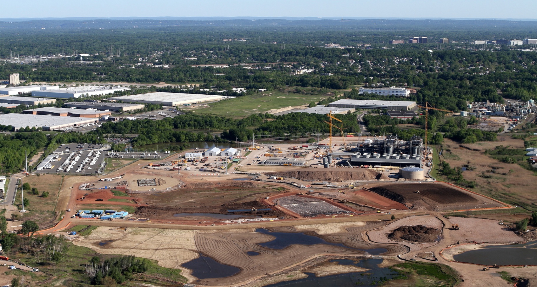 Industrial Redevelopment Site Aerial