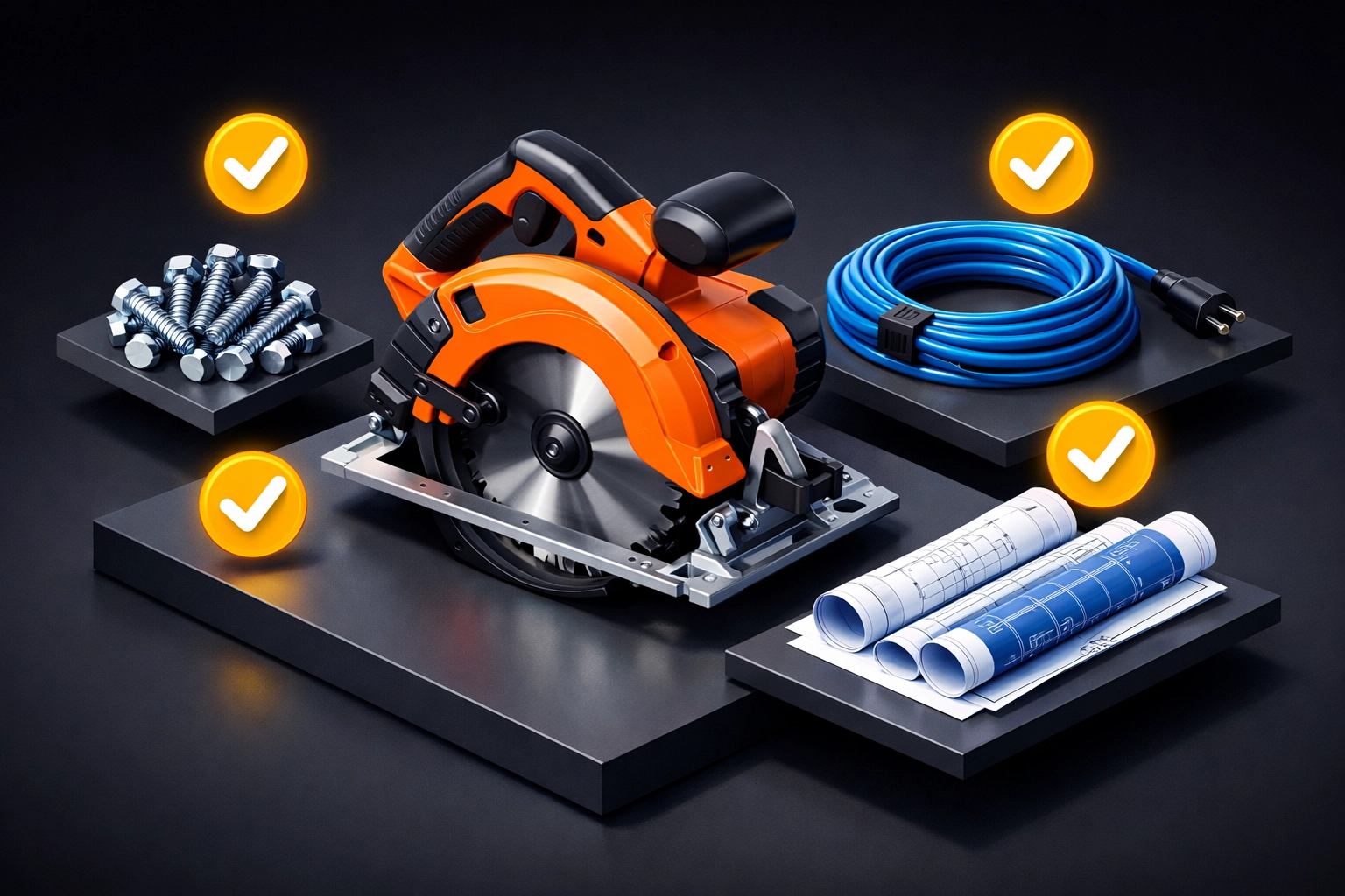 Verified product listing for power tools and hardware in a professional construction materials marketplace.