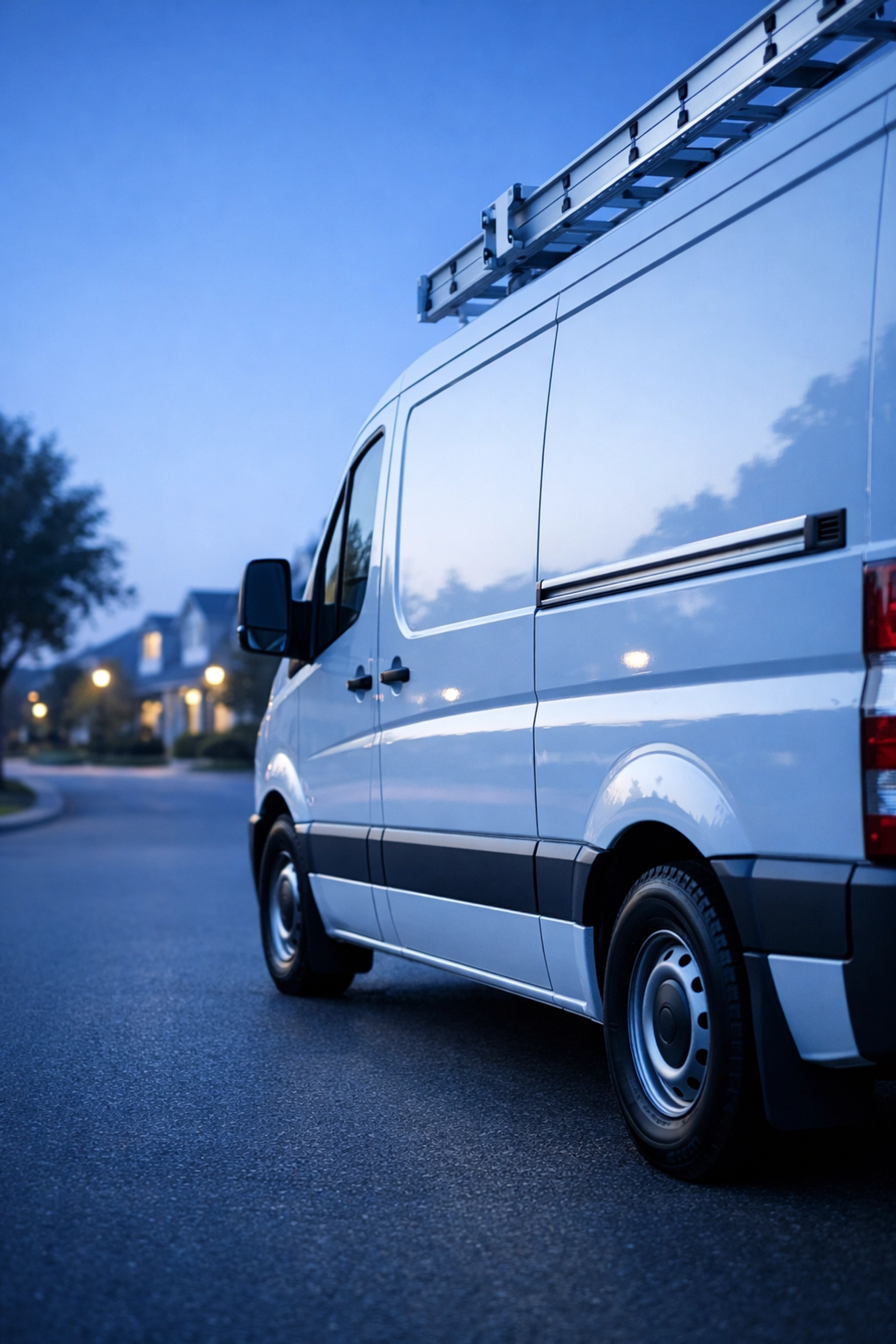 Professional service vehicle representing a scalable and well-organized Alabama contracting company.