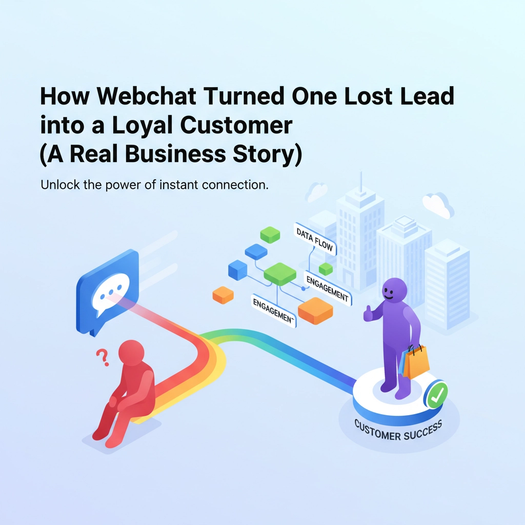How Webchat Turned One Lost Lead into a Loyal Customer (A Real Business Story)