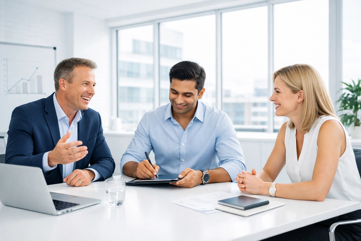 High-performance sales team collaborating in a modern UK office to maximize tactical efficiency.