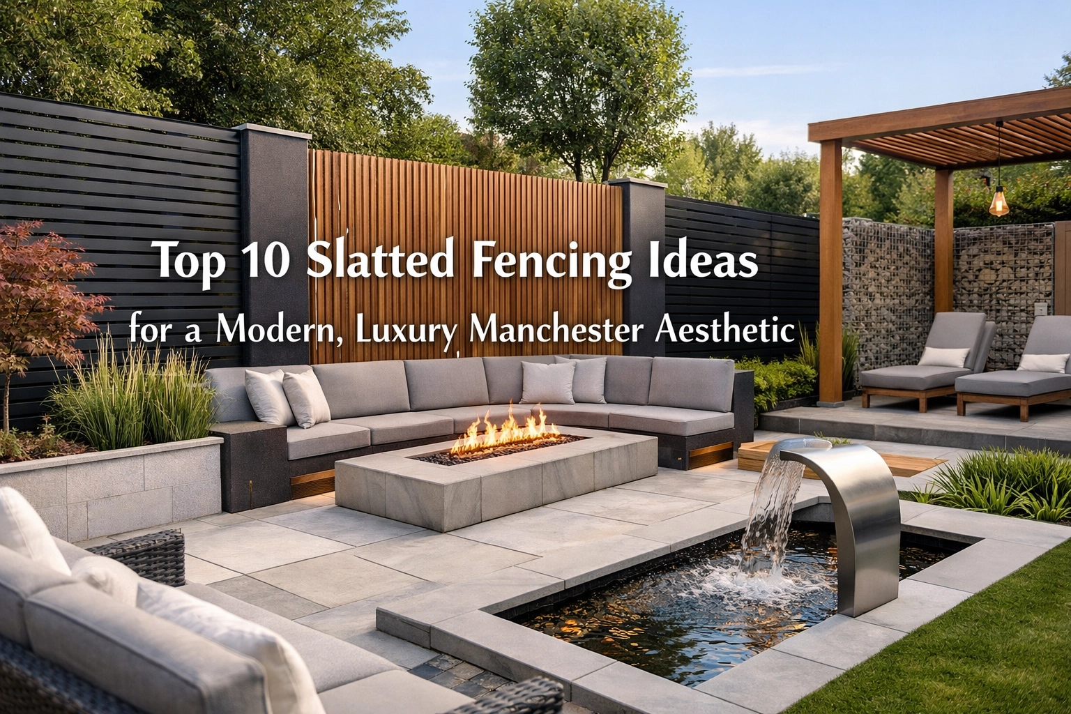 [HERO] Top 10 Slatted Fencing Ideas for a Modern, Luxury Manchester Aesthetic