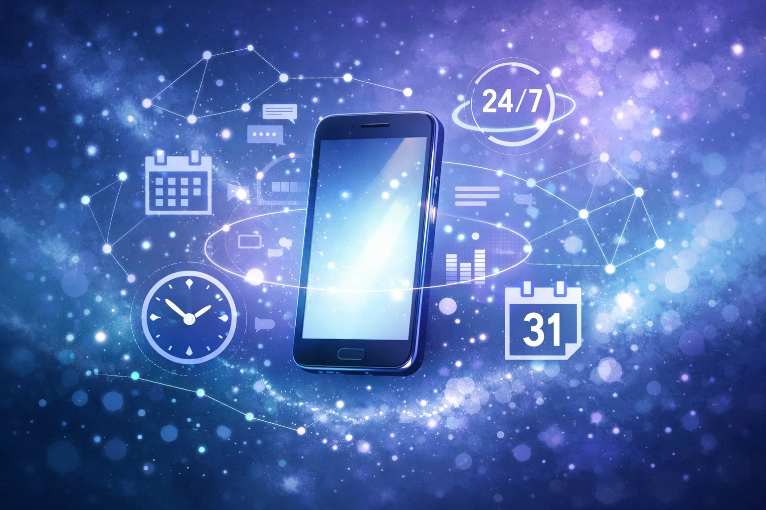 Coach IA accessible 24/7 sur smartphone offrant un support instantané