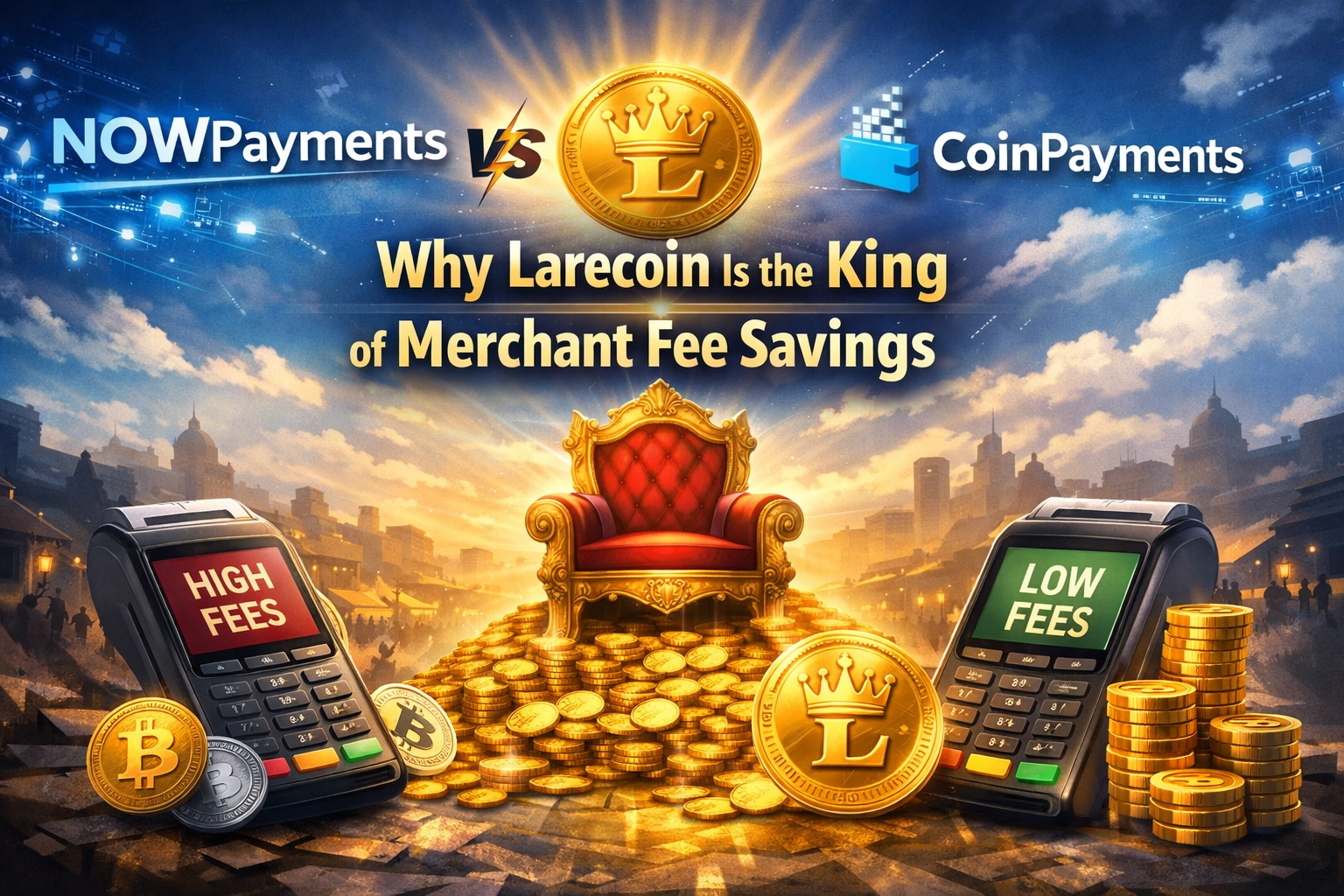 [HERO] NOWPayments Vs CoinPayments: Why Larecoin Is the King of Merchant Fee Savings