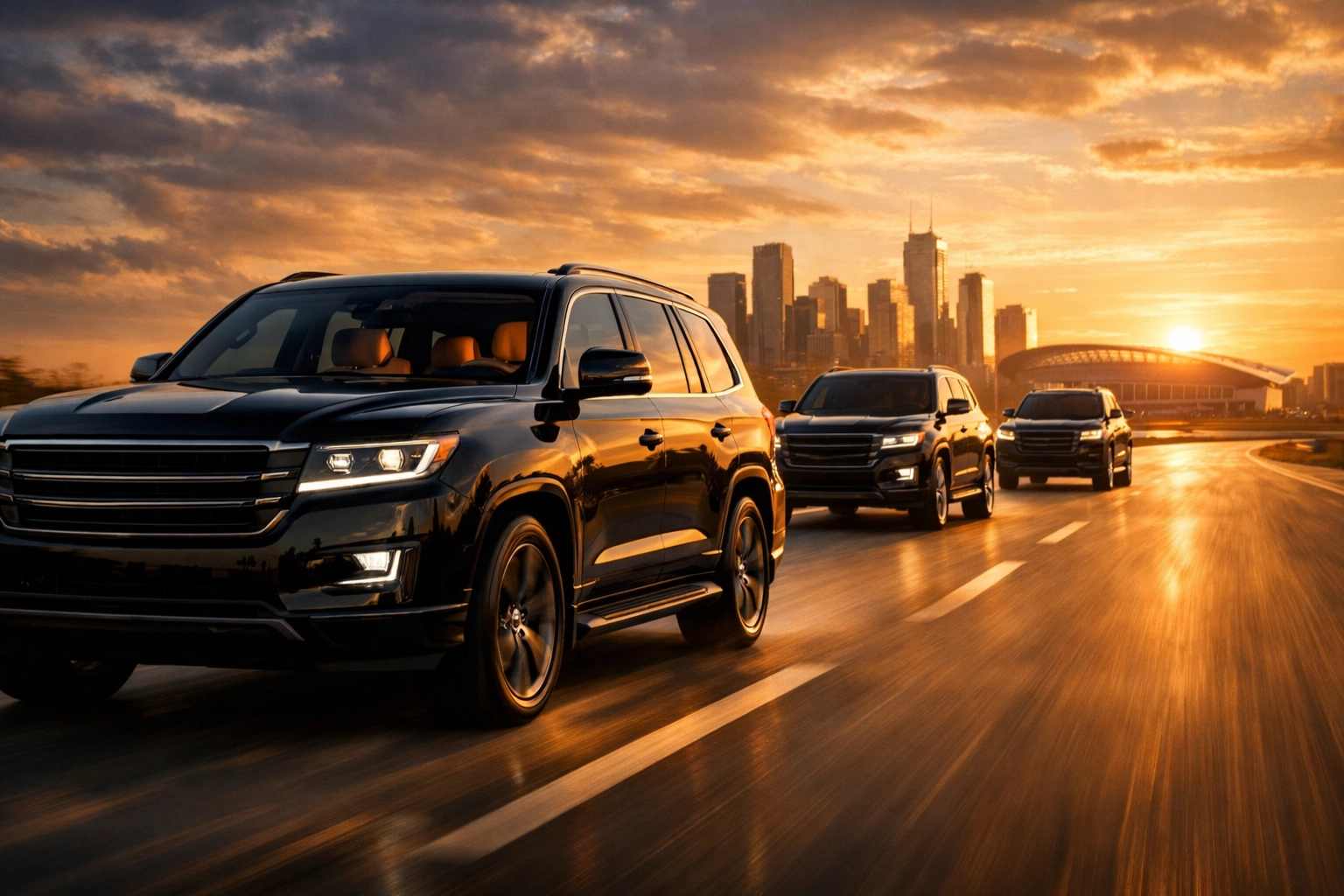 PRESS RELEASE: USA Entertainment Travel Reports Record Demand for Super Bowl Executive Services – New VIP Concierge Program Integrates Transportation, Security, and Hospitality Under One Command Center Luxury SUV convoy providing executive transportation for Super Bowl corporate travel