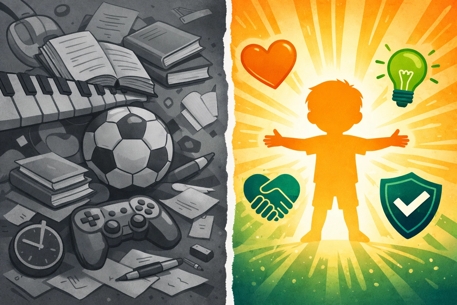 Life skills training versus traditional activities - building character and confidence in children