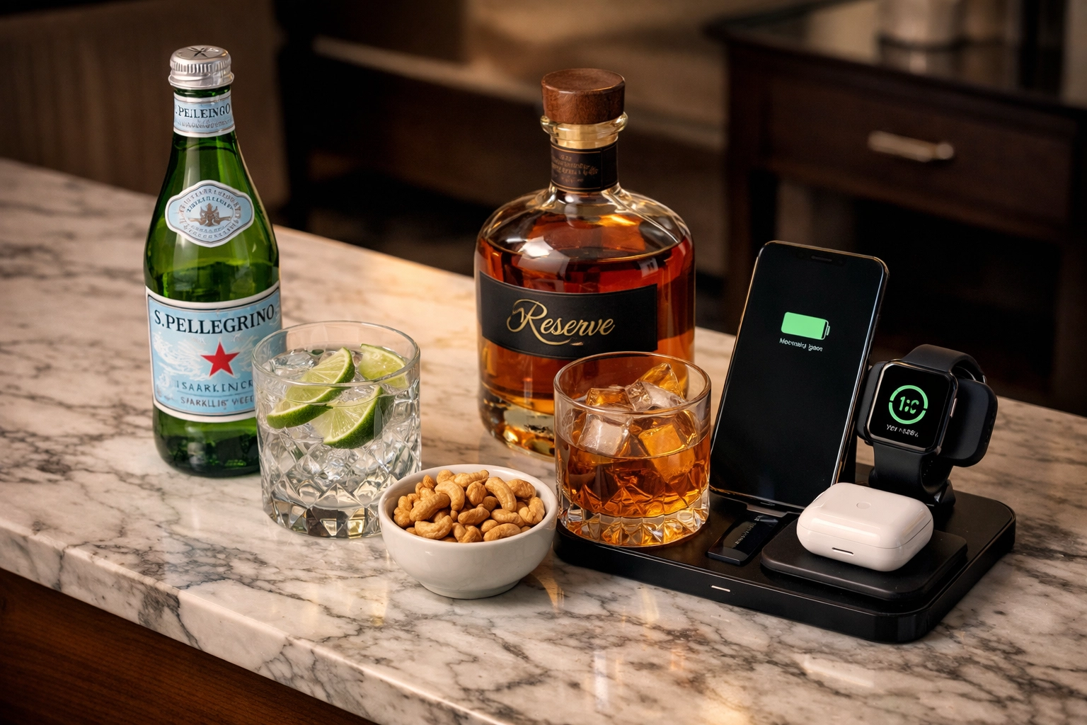 NEWSLETTER: 5 Steps How to Execute Flawless Last-Minute Super Bowl Logistics and Avoid Executive Travel Disasters (Easy Guide for High-Stakes Events) Premium executive amenities including beverages and charging station for Super Bowl VIP suite