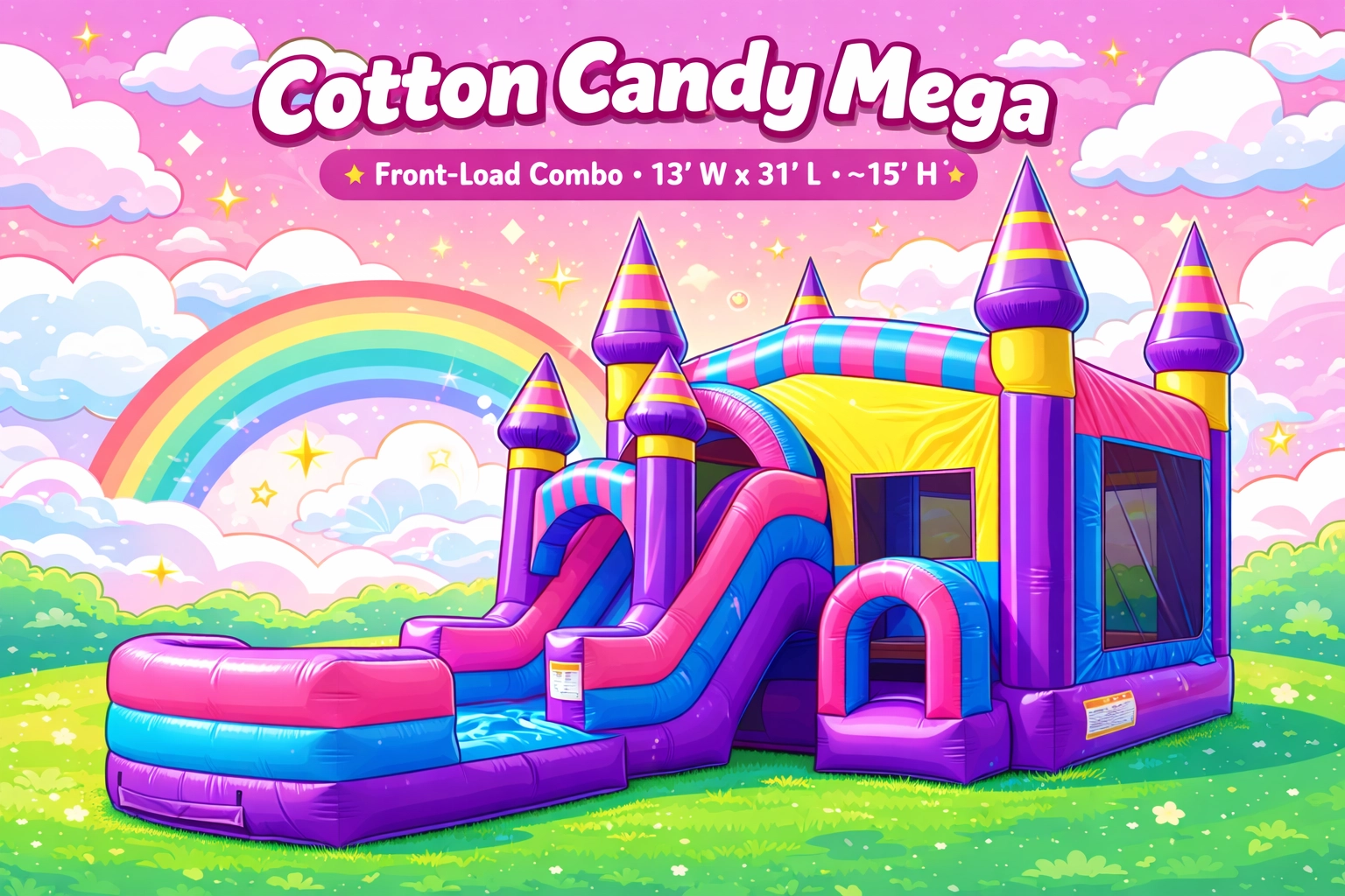 Cotton Candy Mega (front-load combo)