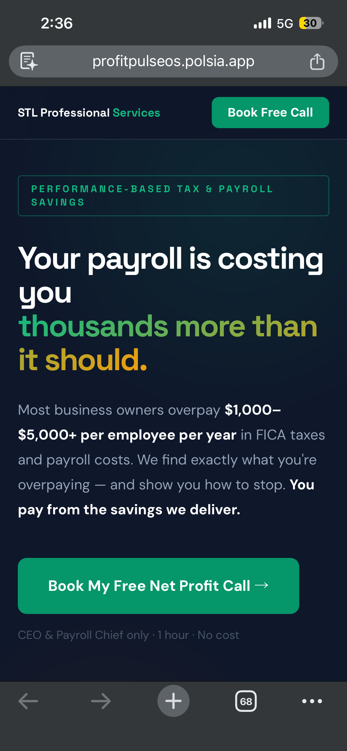 ProfitPulseOS Calculator