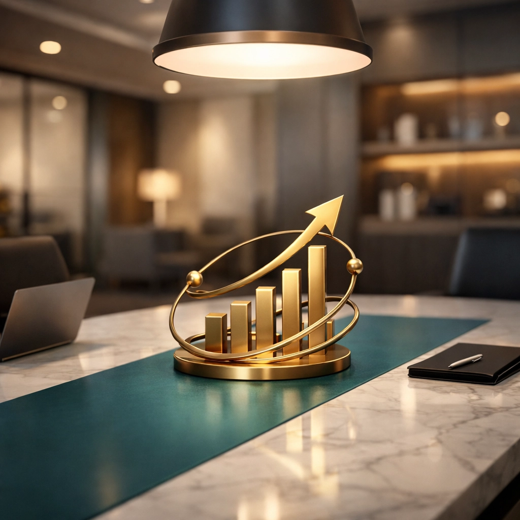 Sophisticated office setting for strategic financial planning and professional accounting guidance.