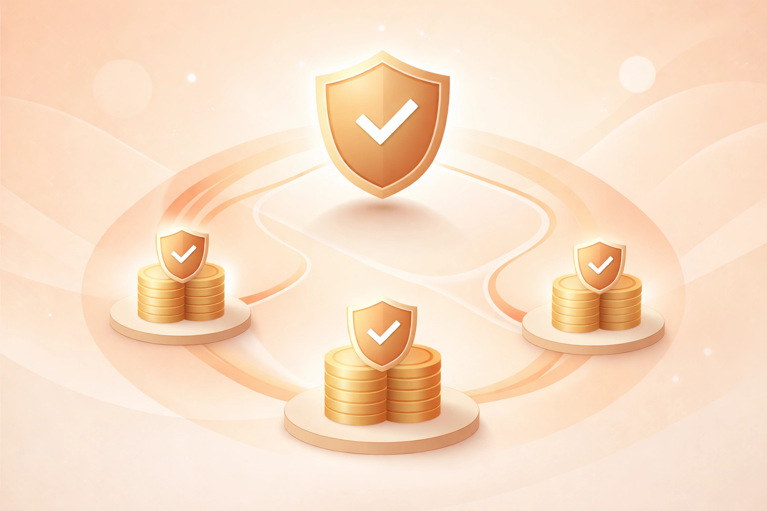 Infographic illustrating secure, protected surrogate compensation payments through escrow in Washington