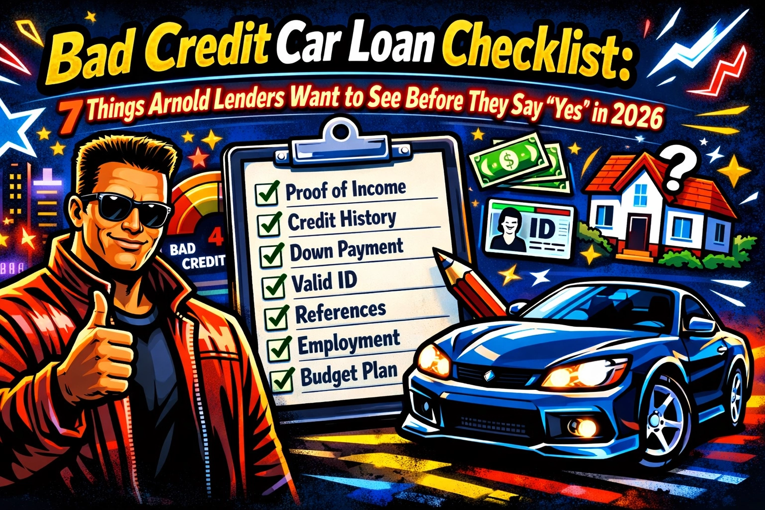 [HERO] Bad Credit Car Loan Checklist: 7 Things Arnold Lenders Want to See Before They Say 'Yes' in 2026