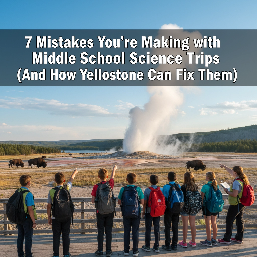 7 Mistakes You are Making with Middle School Science Trips (And How Yellowstone Can Fix Them)