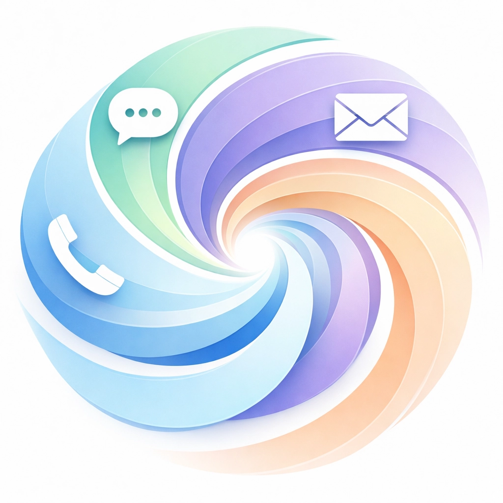 Multi-channel follow-up strategy combining phone, email, and text for rehab admissions