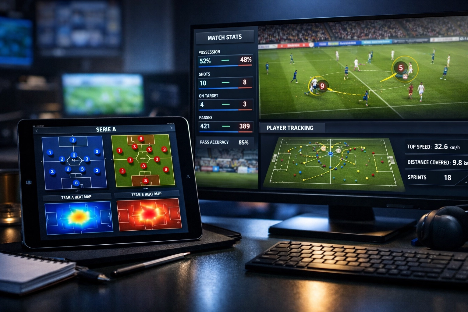 Taktische Analyse mit Formationen und Live-Statistiken für Sportwetten-Tipps