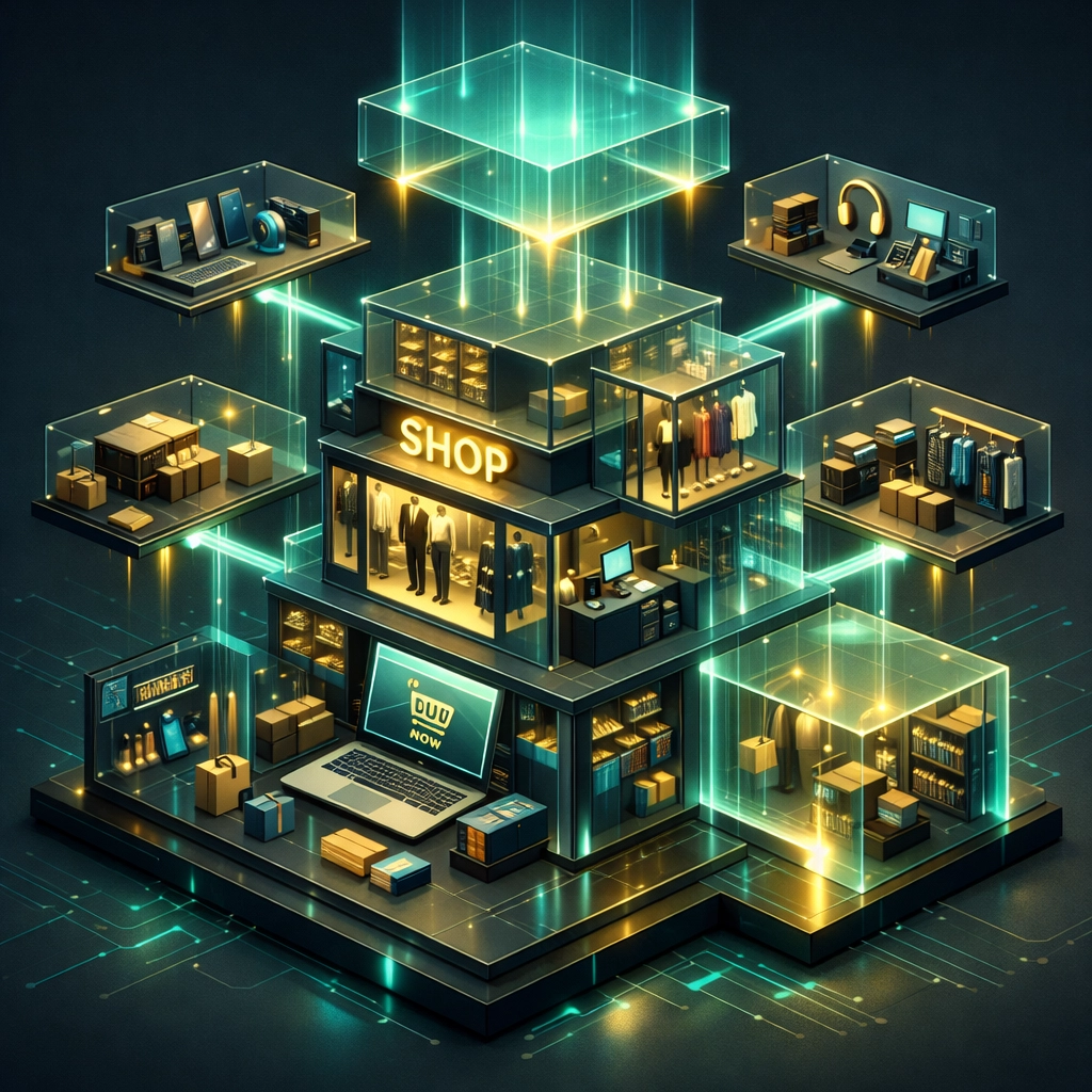 Scalable e-commerce website architecture reflecting the growth potential of managed WordPress hosting solutions.