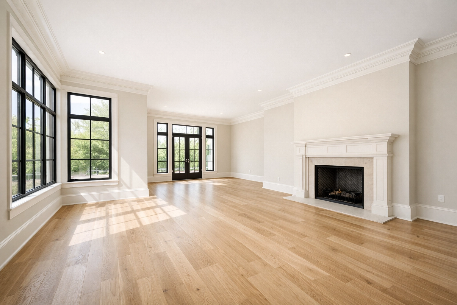Spacious empty living room in Charlotte NC highlighting the real cost of home staging for sellers.