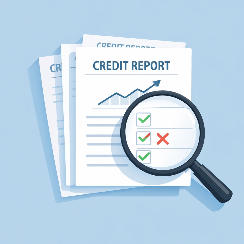 Revisión de reporte de crédito para identificar errores y mejorar score de crédito