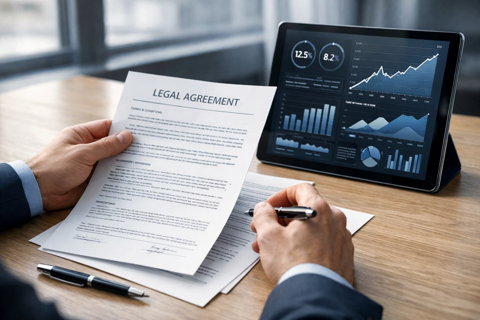 Expert review of franchise financial statements and legal contracts for a North Carolina exit plan.