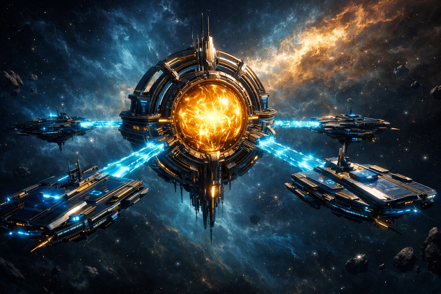 Visual representation of Larecoin's master-sub wallet system for secure, hierarchical Web3 payment management.