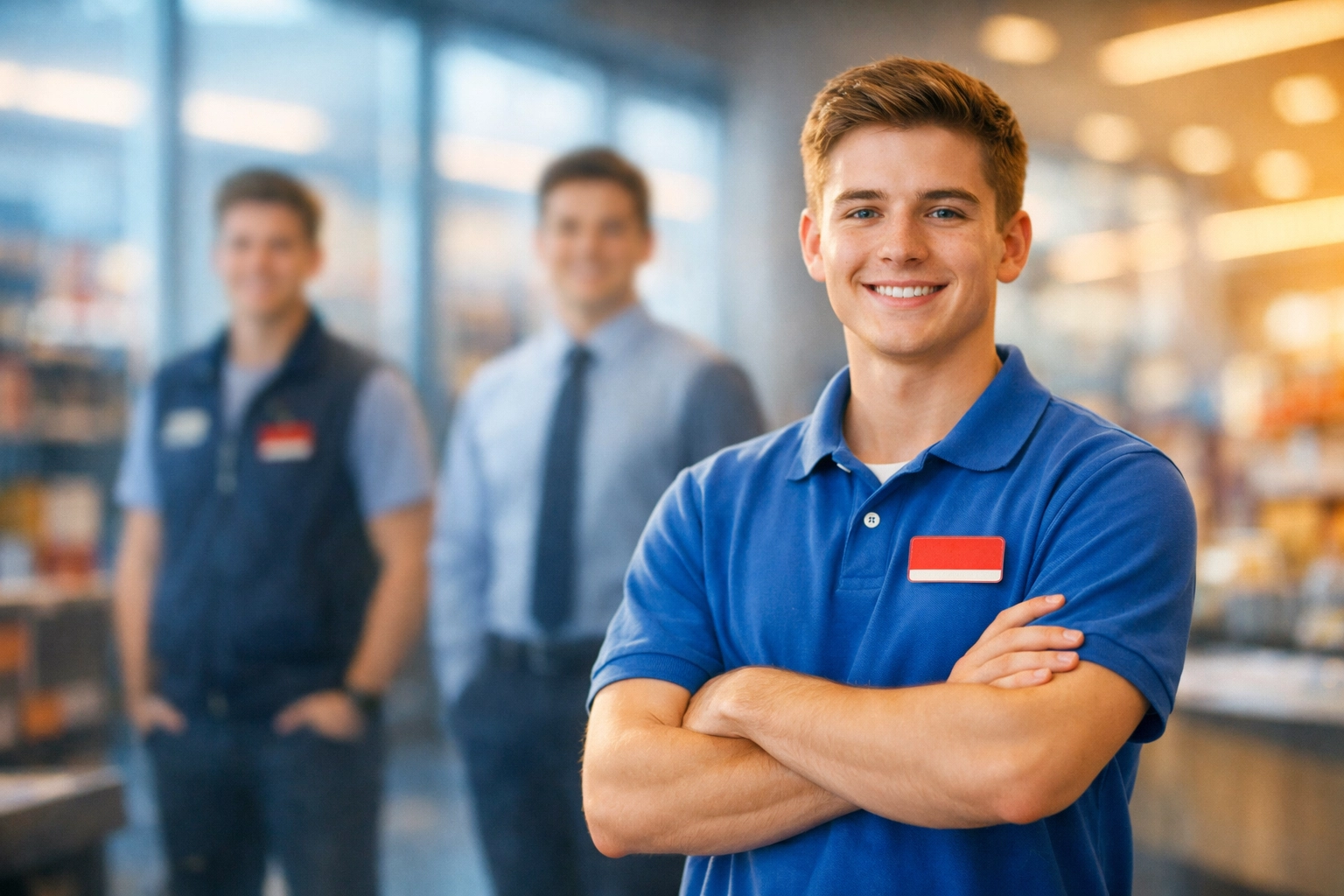 Career progression from entry-level retail employee to management positions