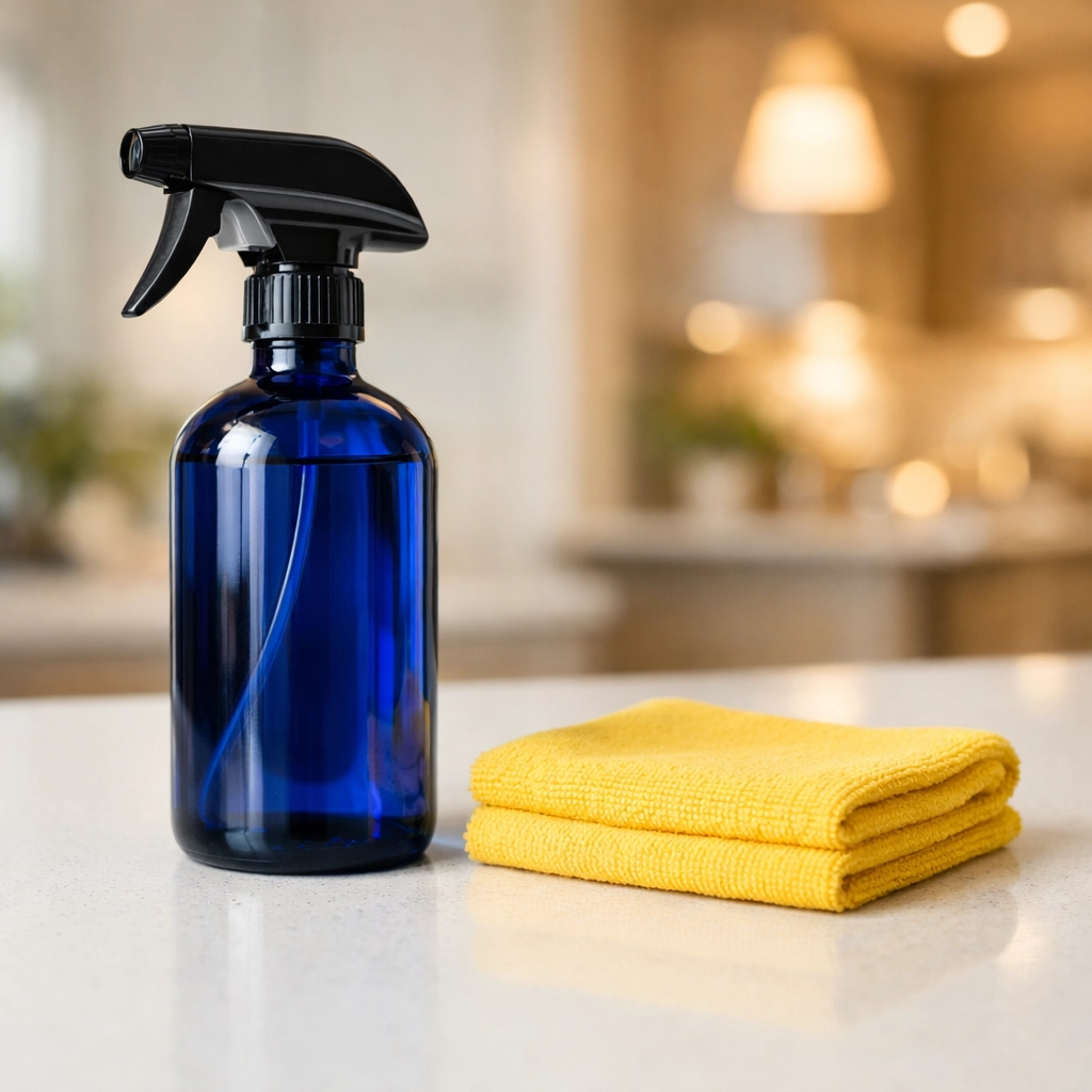 Eco-friendly cleaning supplies for a thorough deep clean and apartment cleaning in Boston.