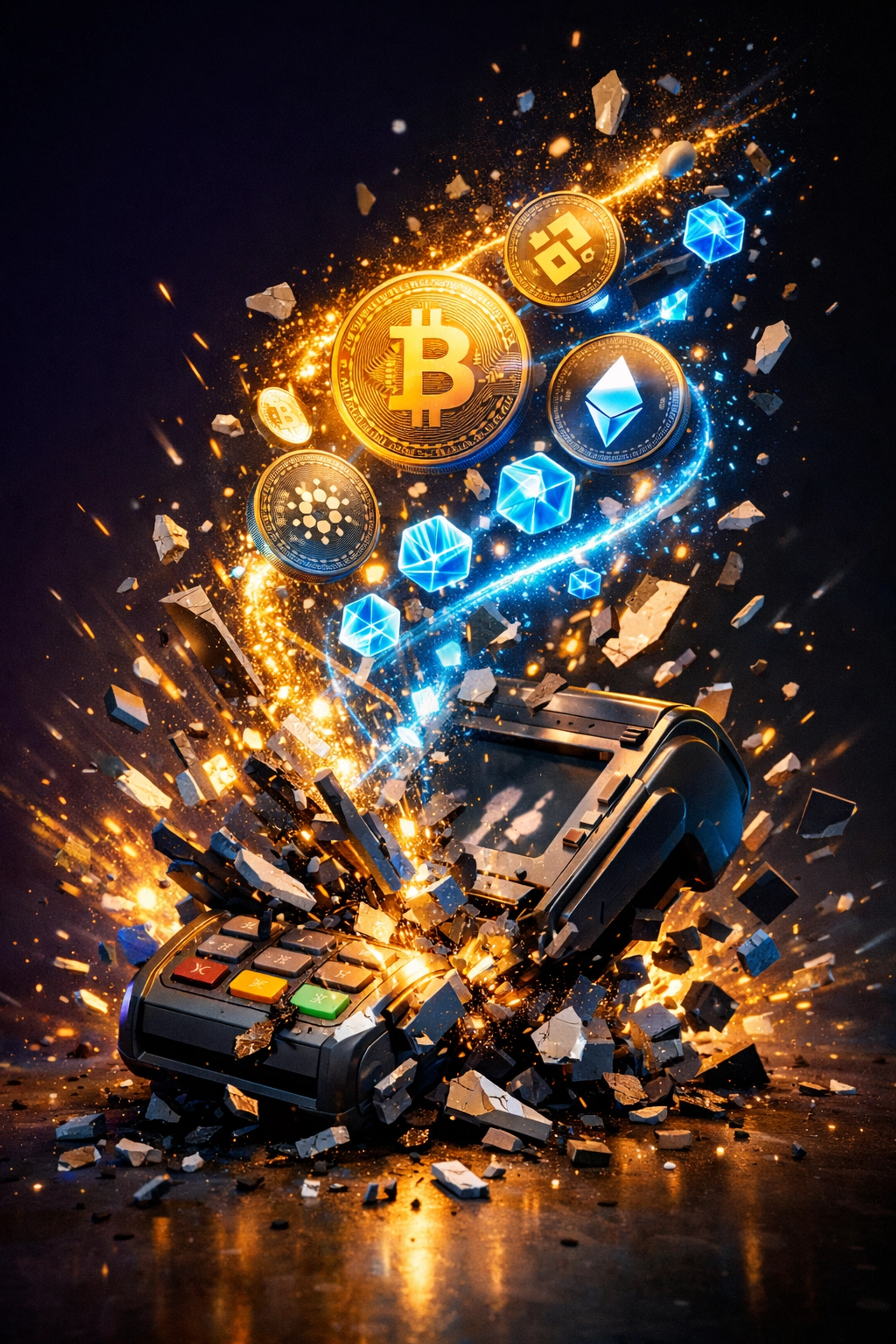 Web3 cryptocurrency payments replacing traditional point-of-sale payment systems