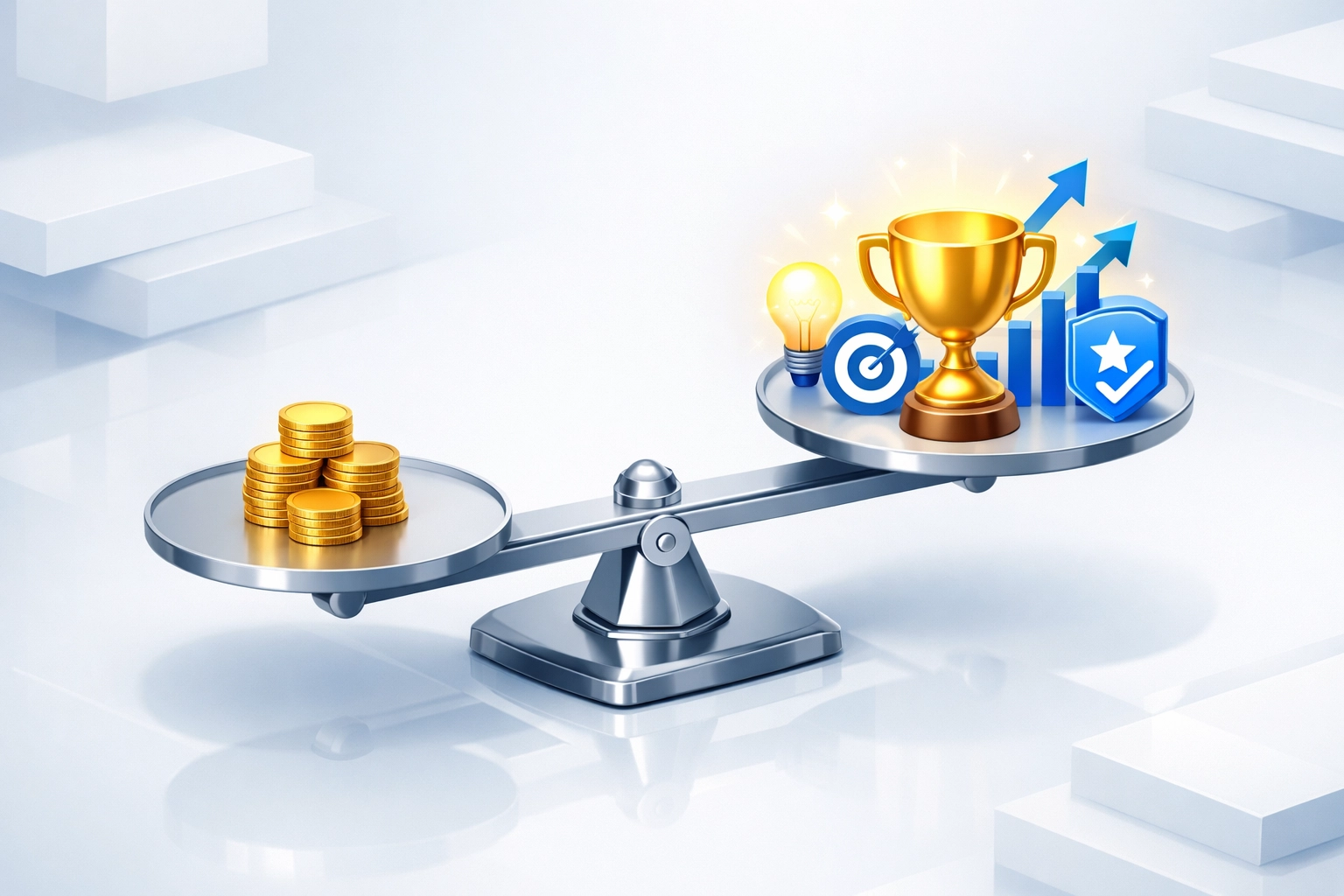 Scale balancing low implementation cost versus strategic ROI and long-term ServiceNow value