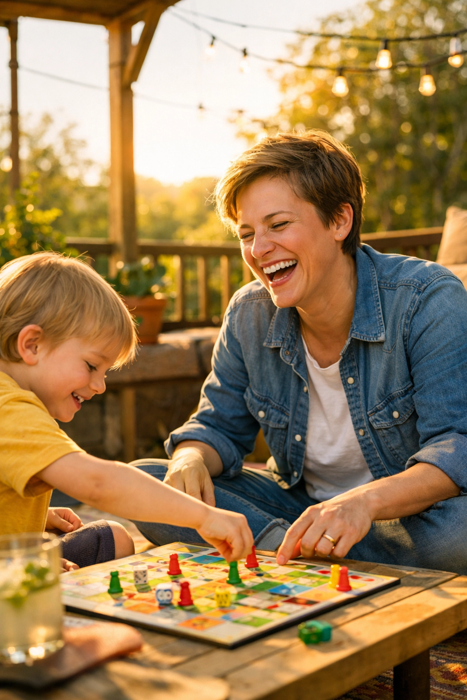 Small business owner reclaiming peace of mind and family time through expert bookkeeping services.