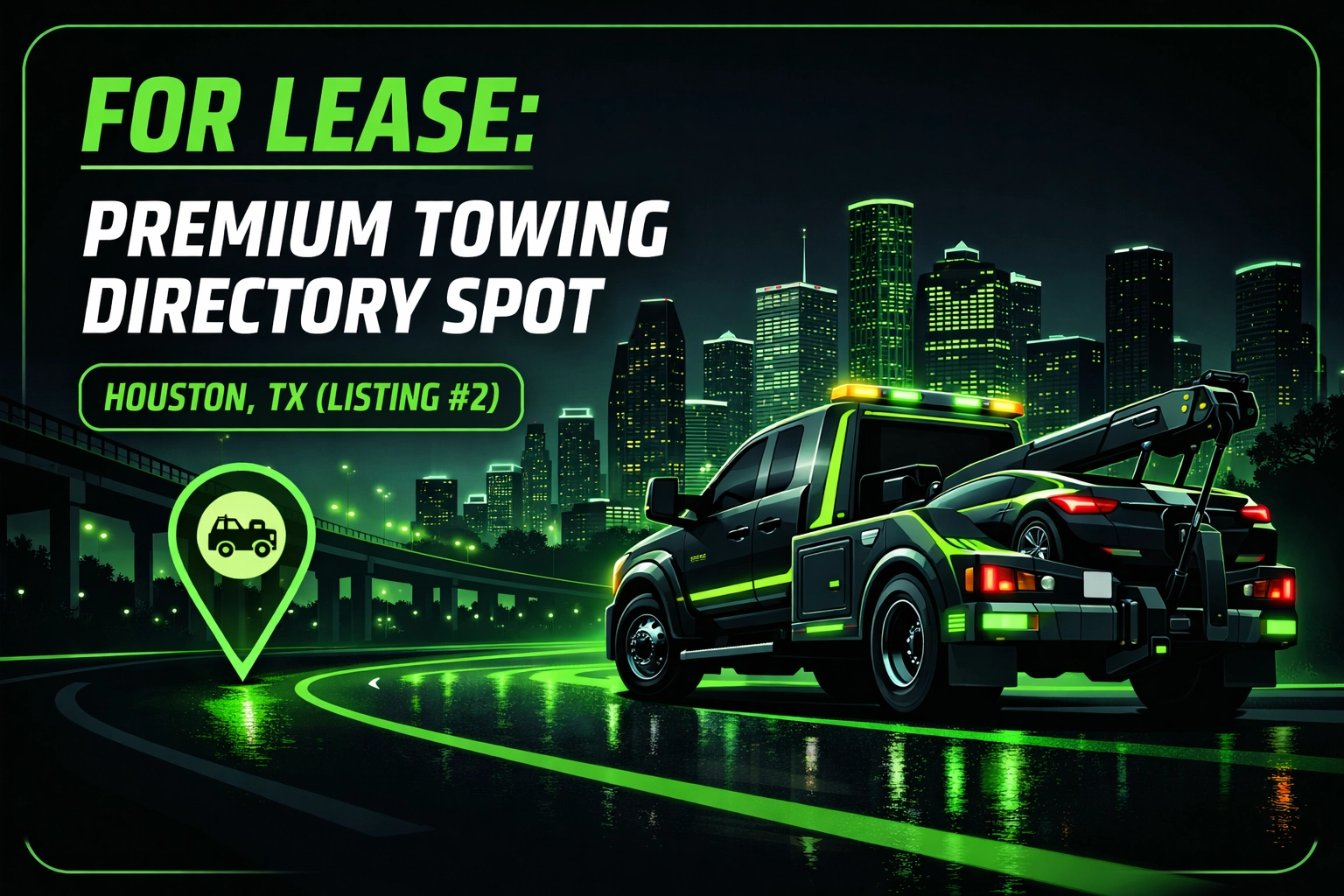 [HERO] For Lease: Premium Towing Directory Spot - Houston, TX (Listing #2)