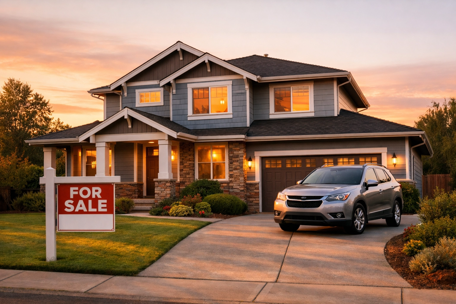 Family home representing marital property division in Texas divorce