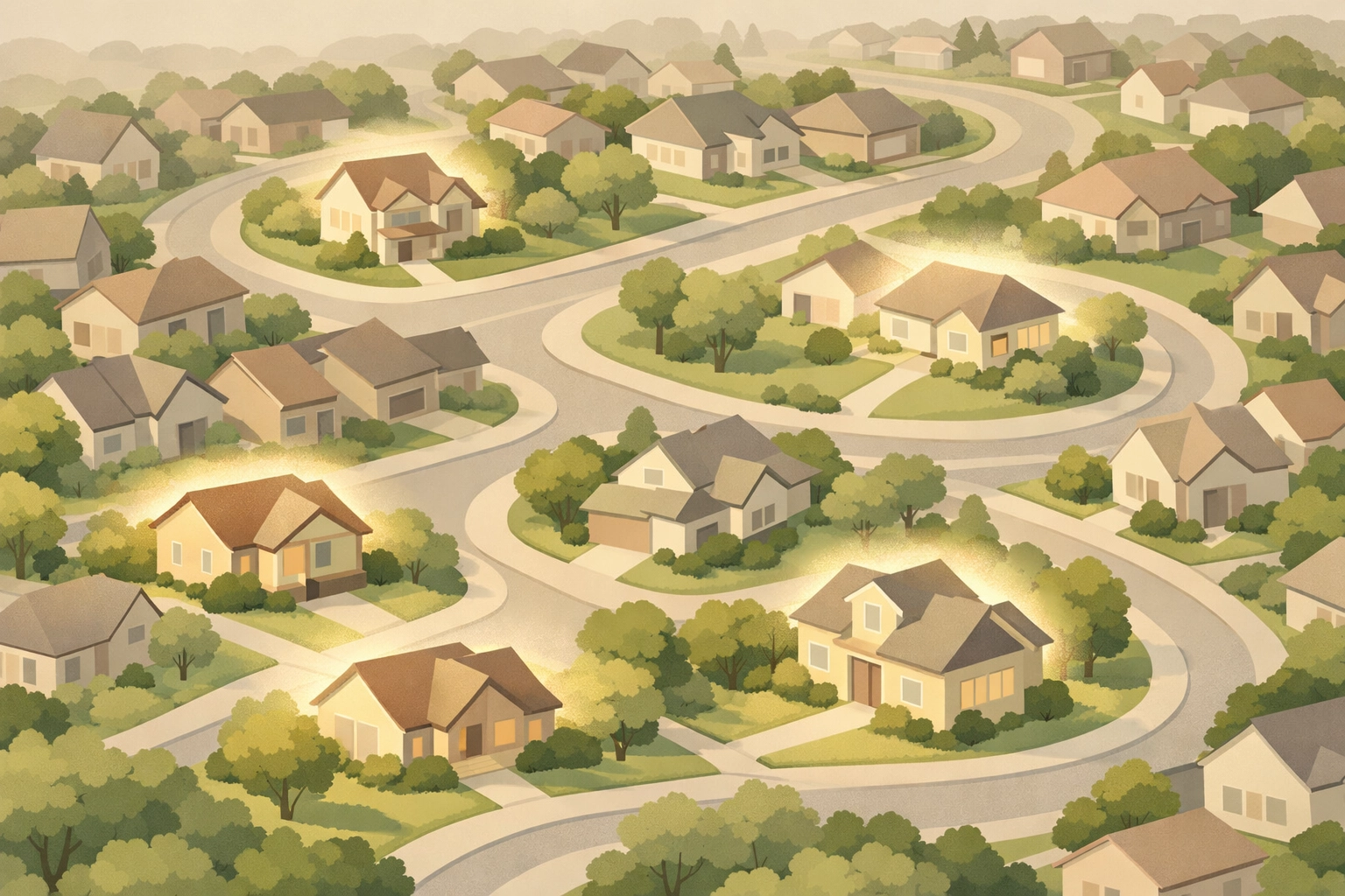 Aerial view of Spokane neighborhoods with emerging real estate opportunities